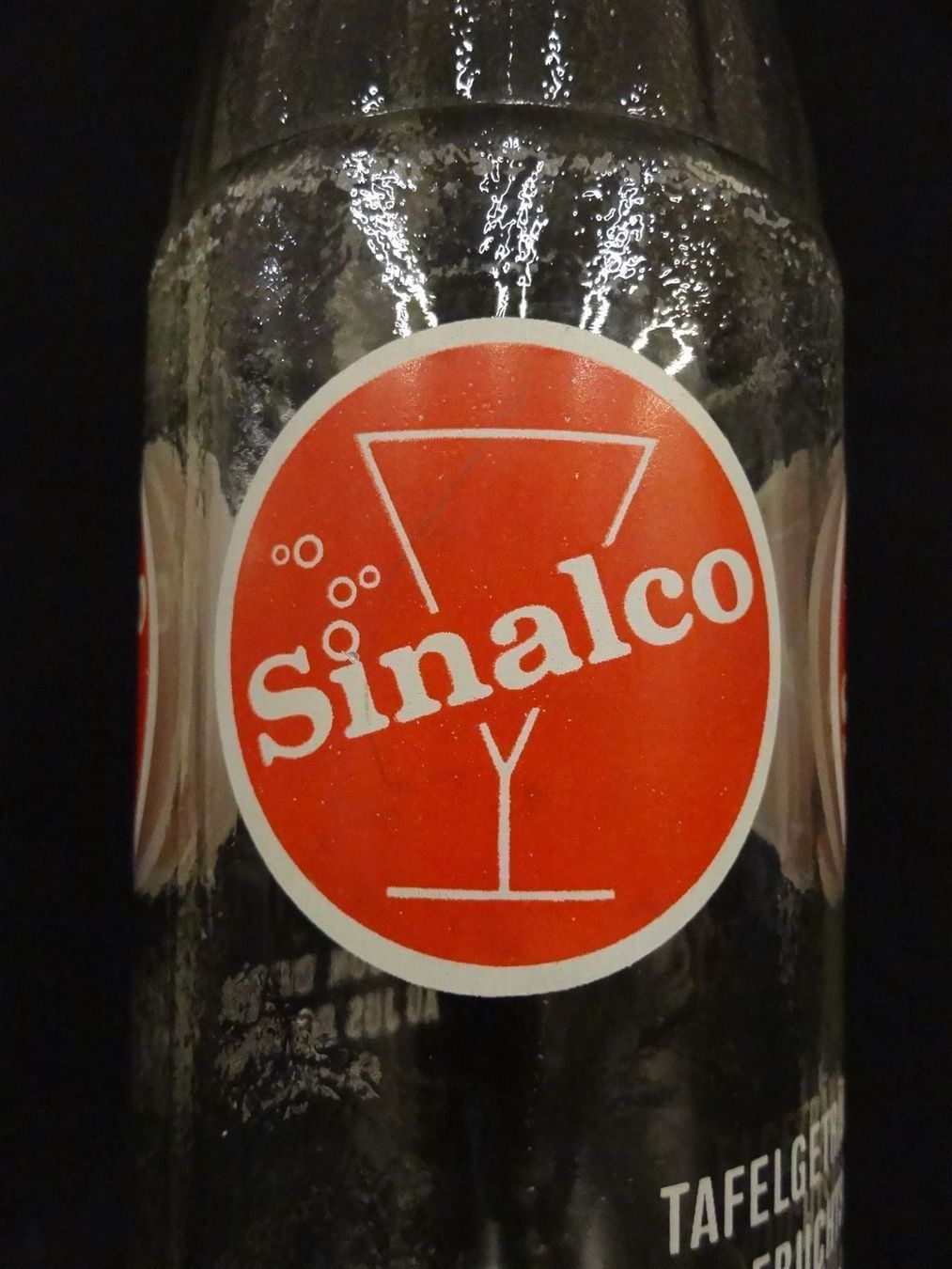 Sinalco Bicchieri, Caraffe & Bottiglie: alte Flasche SINALCO 1970 100cl – Usato da Kerzers venduto da Flaschenposten 5
