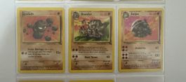 Pokemon Cards Geodude Graveler Golem Set Good Condition