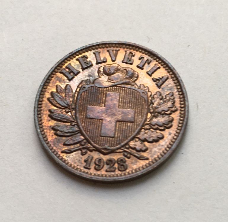 1928 2 Rappen unz (Neu (gemäss Beschreibung)) in Kirchberg SG für CHF ...