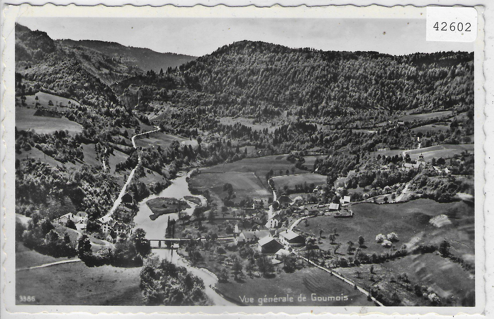 Cartoline postali: Vue generale de Goumois – Usato da Ettingen venduto da Kartenplanet