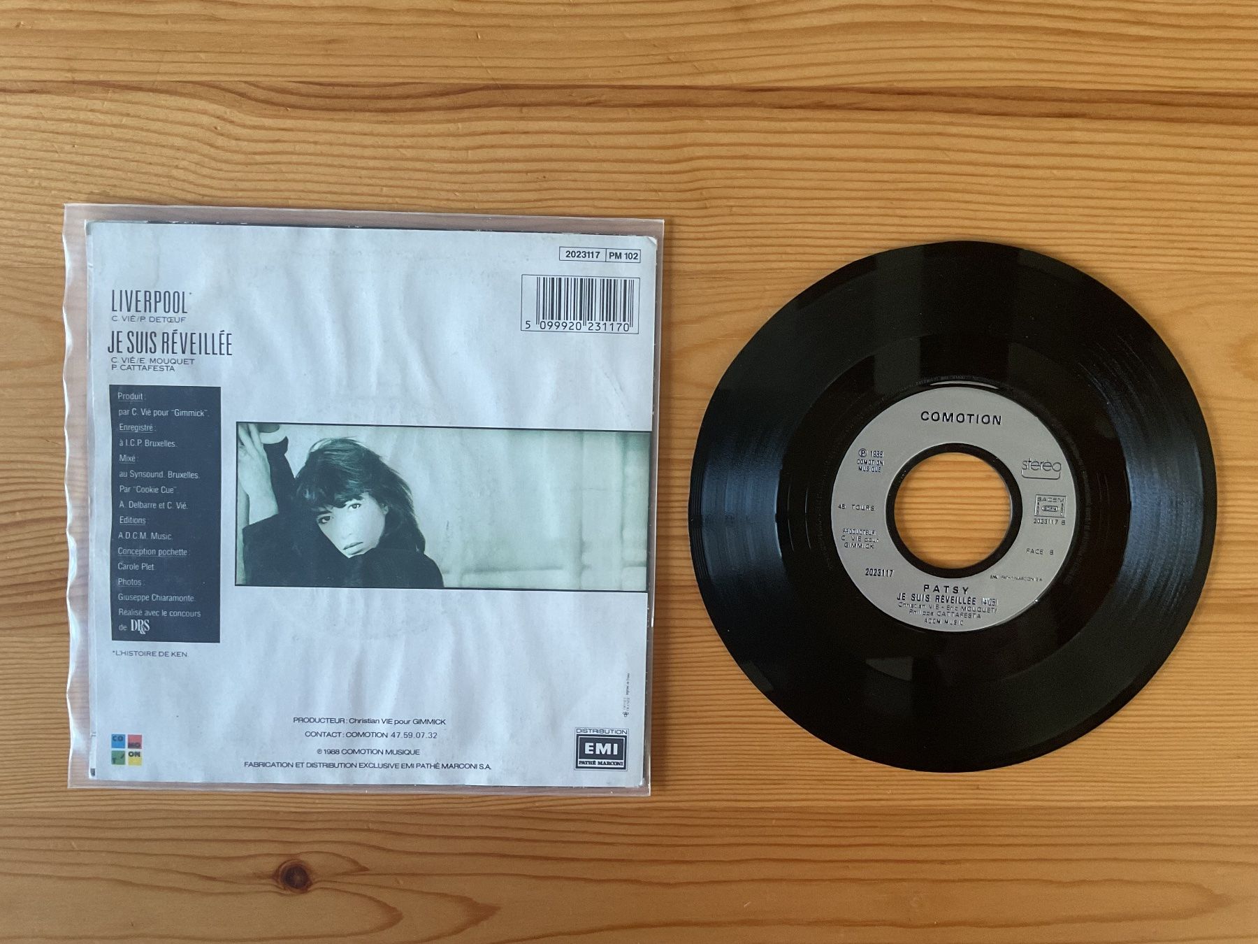 Dischi in vinile: Single 7’’ - Patsy / Liverpool – Usato da Ocourt venduto da ocourtois 1
