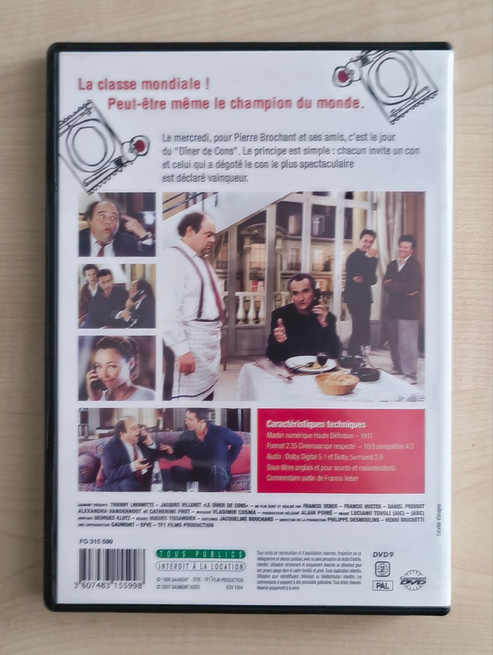 Alle DVDs: Le dîner de con - Francis Veber - DVD – Gebraucht aus Sion von dor_8hwv 1