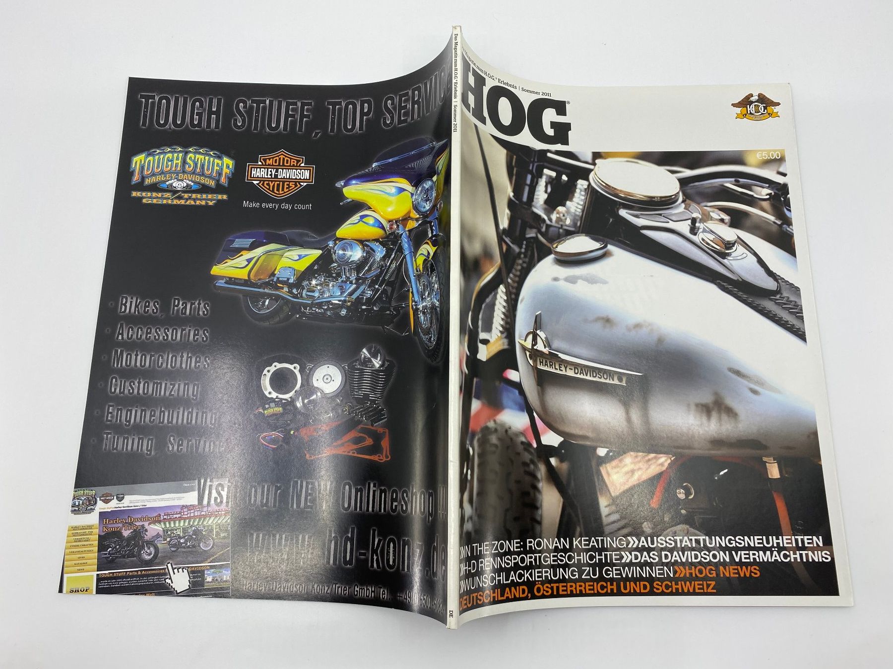 Riviste & Magazine: Harley Owners Group HOG Magazine 2011 – Usato da Langwiesen venduto da Restposten-24 4
