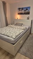 Bettgestell IKEA Malm weiss mit Schubladen