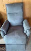 Relax TV Sessel grau mit verstellbarem Fussteil gebraucht
