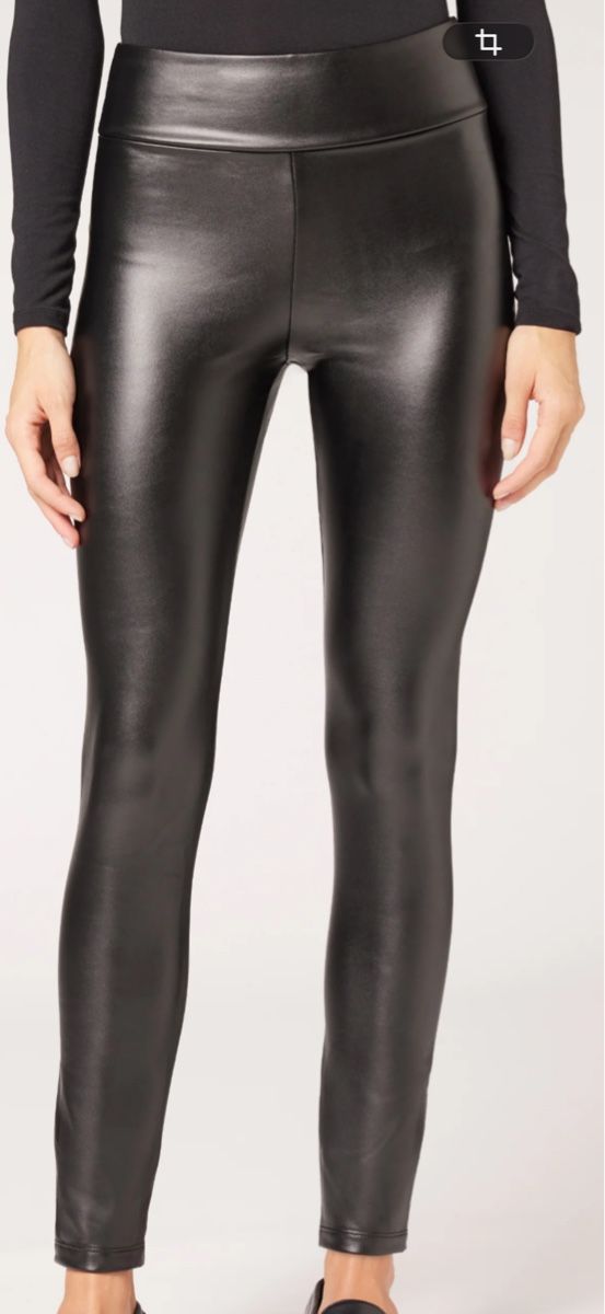 Calzedonia Leggings: Calzedonia Lederimitatleggins Thermo – Nuovo (secondo la descrizione) da Staufen venduto da GiuliettaD