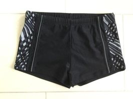 Badehose schwarz Grösse M mit Muster Neu