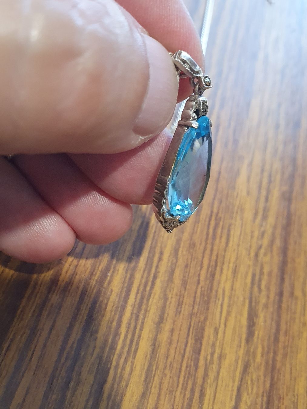 Anhänger: Jugendstil Schatz inklusive Silberkette – Gebraucht aus Wohlen AG von palmsprings 4