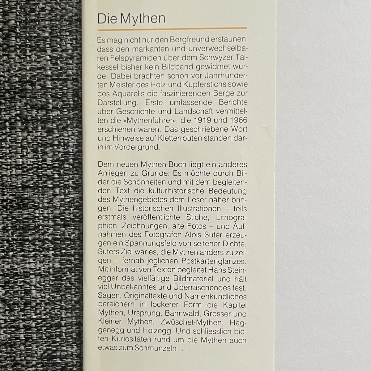 Bücher: Die Mythen – Gebraucht aus Schwyz von rs-trend 1