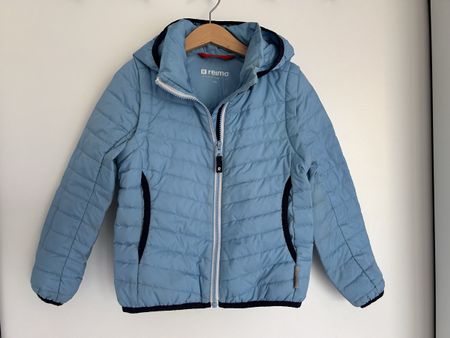 Reima Kinderjacke blau abnehmbare Ärmel Grösse 110