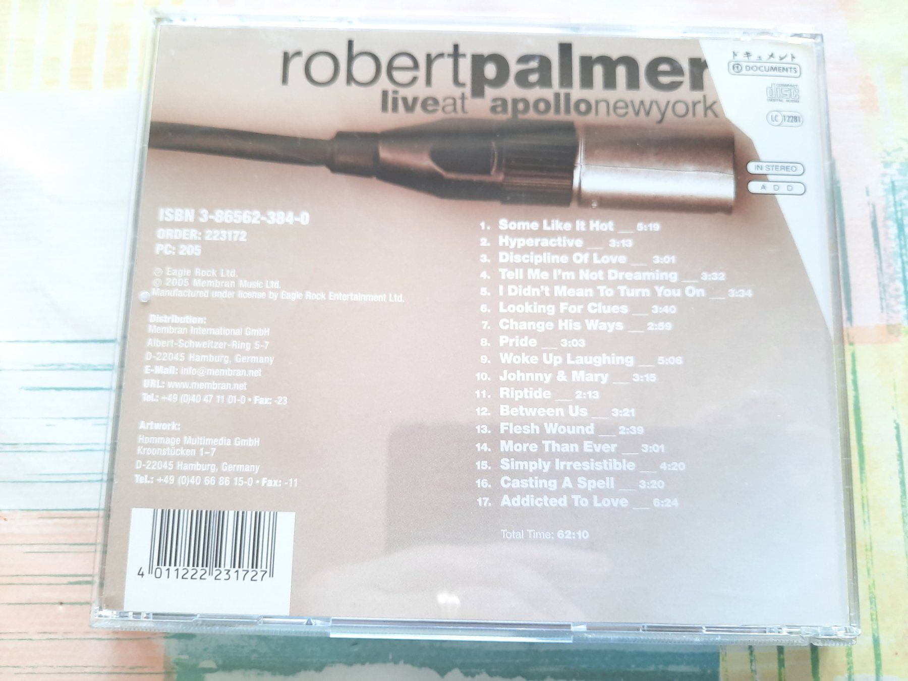 CDs: Cd Robert Palmer - Live at Appolo New York  – D'occasion à Pully par bro_n52j 1