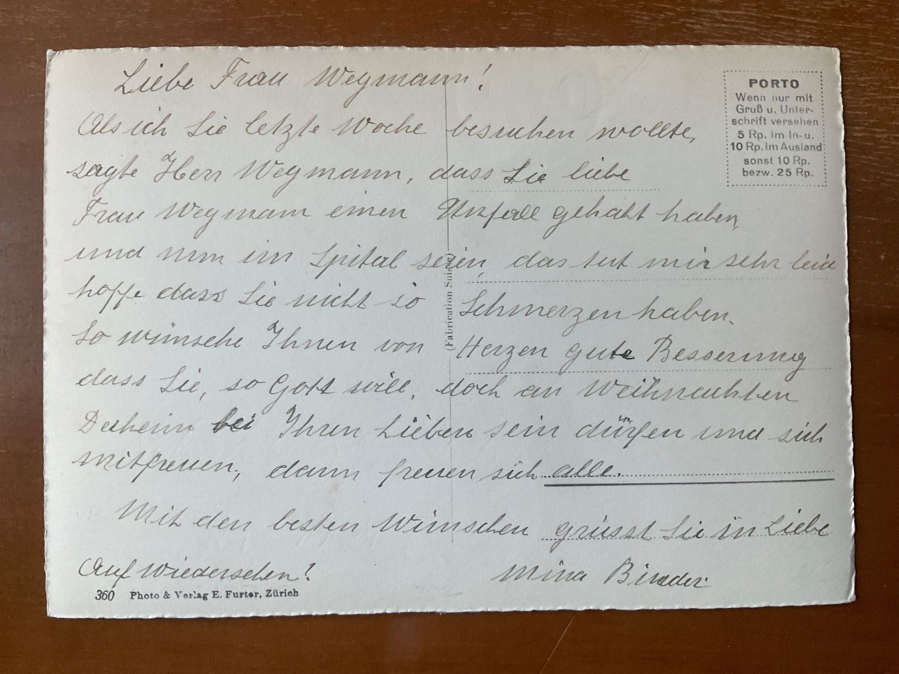 Ansichtskarten: AK Conradstift Kilchberg – Gebraucht aus Zürich von Tolima194 1