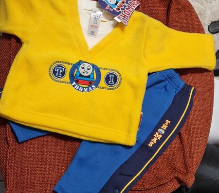 Ensemble polaire Thomas le Train vintage NEUF 3/6 mois