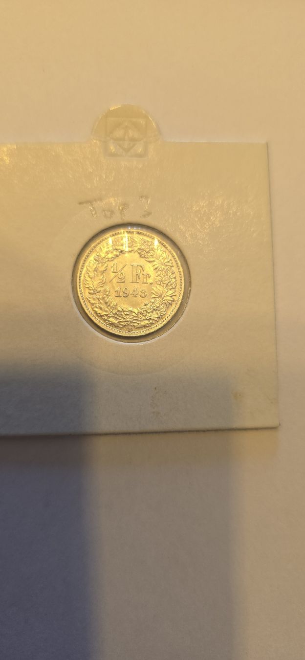 Toutes les monnaies: piece 50cts 1948 SUP – Neuf (Voir description) à Fribourg par yan_z5fr