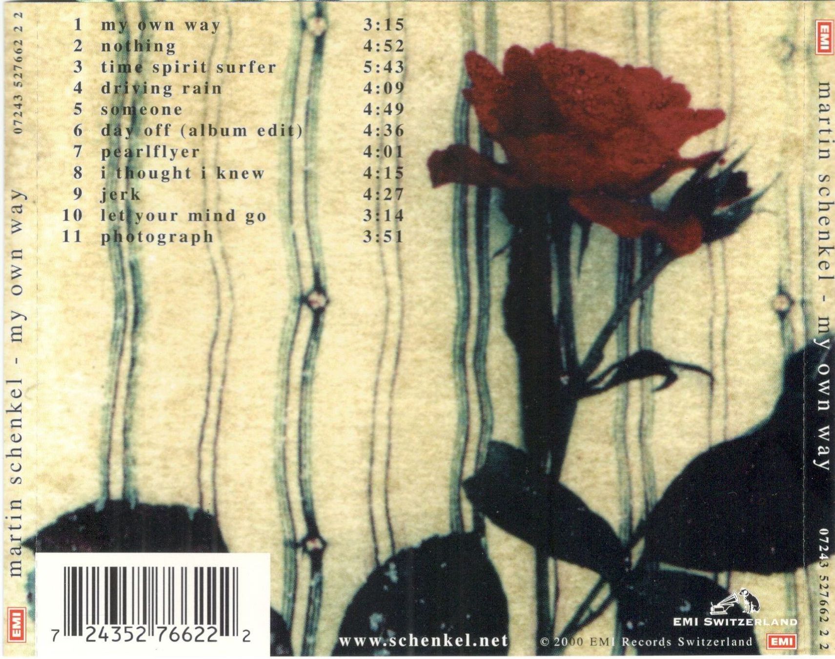 CD: Martin Schenkel CD My Own Way – Usato da St. Margarethen TG venduto da ursk10 1