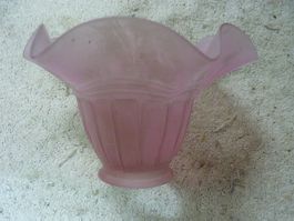 Antiker Lampenschirm  Glas, E 27
