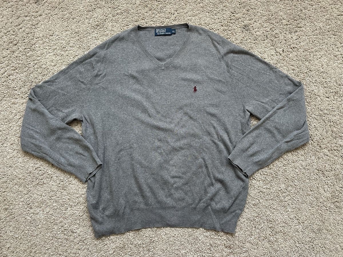 Ralph Lauren Pullover & Sweatshirts: Polo Ralph Lauren Pullover Sweatshirt V-Ausschnitt  – Gebraucht aus Basel von Oloir