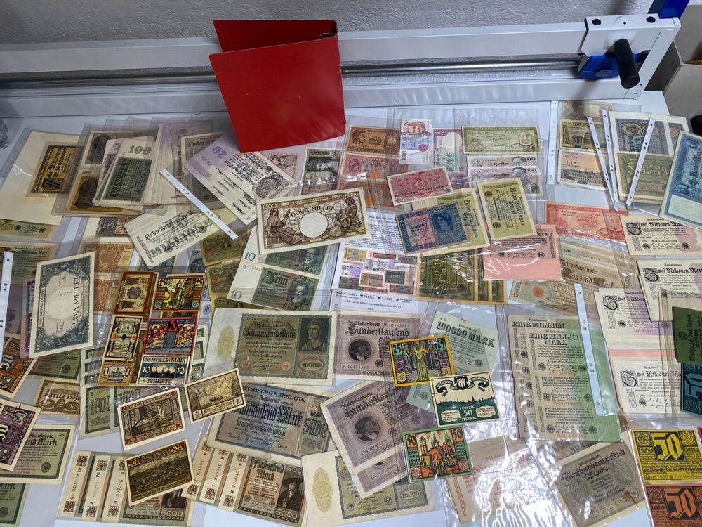 200 Stück Banknoten-Taschen Transparent – Mit Aufbewahrungsbox Für Sammler & Dokumente