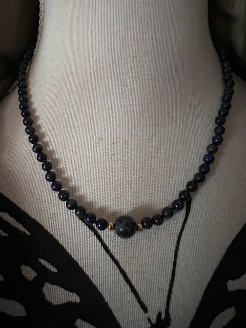 Catenine: Echte Schöne Kette aus Lapislazuli. – Usato da Neerach venduto da romiping 5