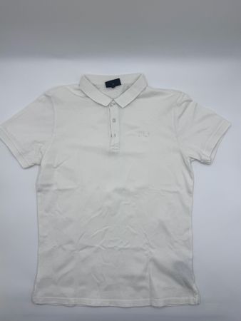 Elegantes Armani Jeans Herren Polo-Shirt in Weiss, Grösse M