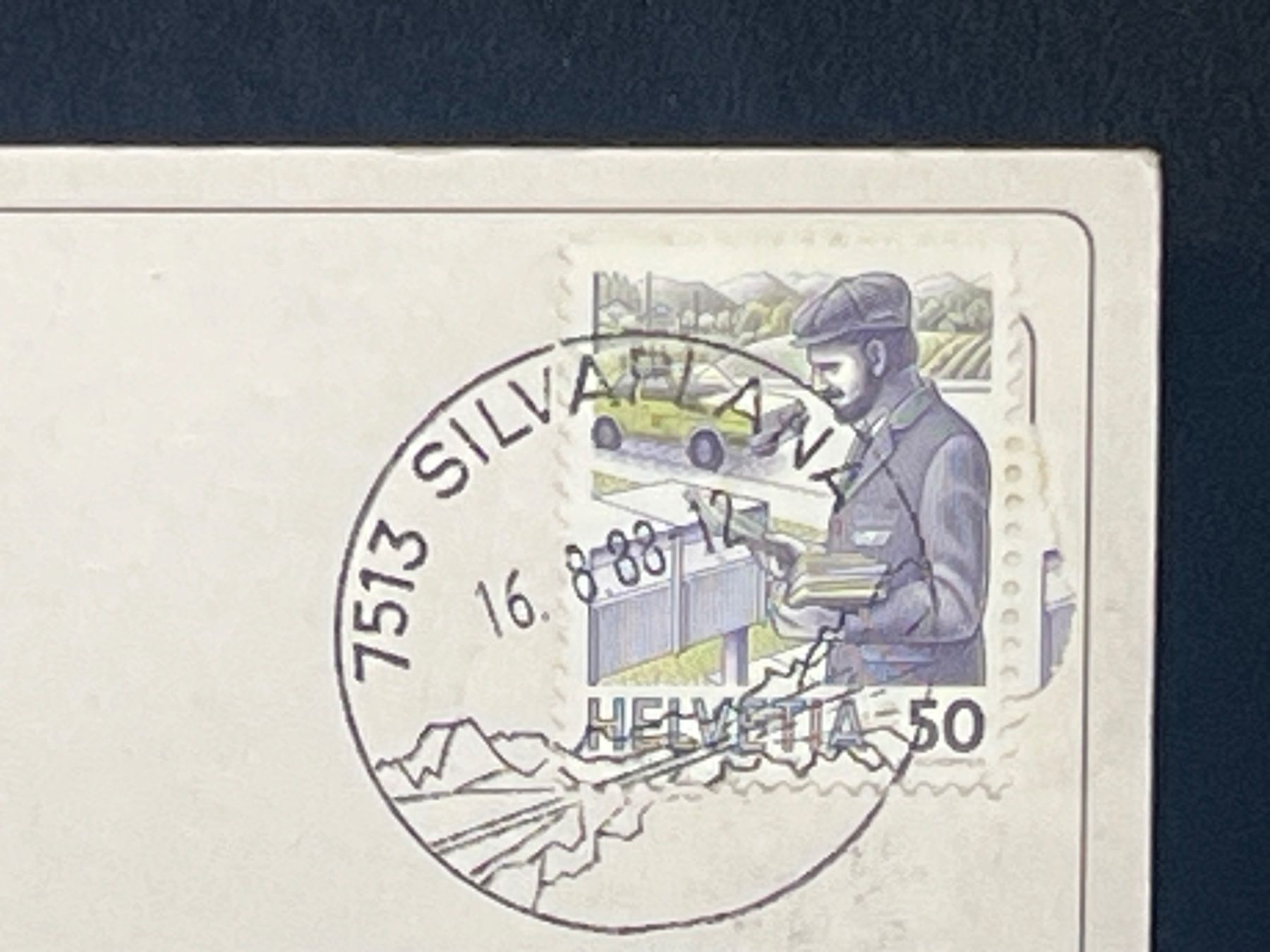 Cartoline postali: Ansichtskarte: 9 Bündner Pässe – Usato da Widnau venduto da Brusi9 1