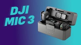 DJI Mic 3 - 2 Sender + 1 Empfänger + Ladeschale NEU