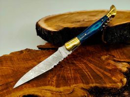Laguiole Damast Messer Klappmesser echtes Damastmesser