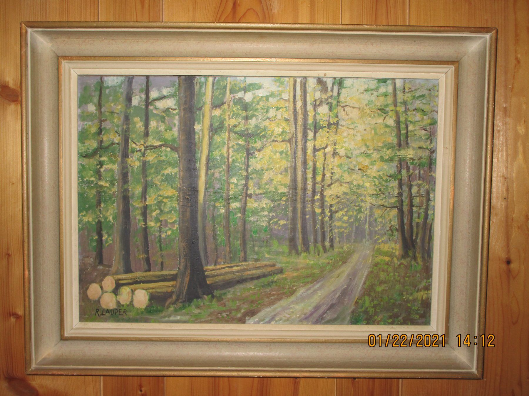 Dipinti: Tableau La foret par Robert Lauper – Usato da Cheyres venduto da Capitain