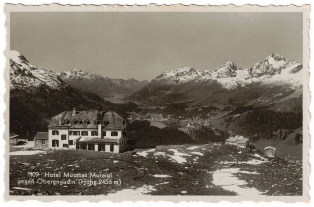 Cartoline postali: St. Moritz - Standseilbahn Muottas Muragl Bergstation – Usato da Binningen venduto da Mountainrider
