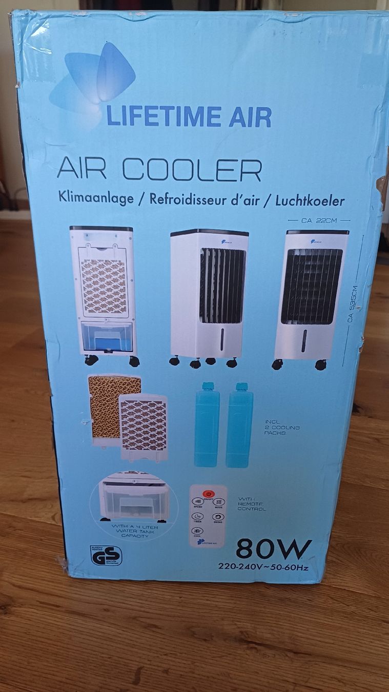 Klimageräte: Luftkühler Lifetime Air 80W – Neu (gemäss Beschreibung) aus Rheinfelden von  3