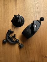 RAM Mounts Halterung Set mit Klemme und Saugnapf schwarz