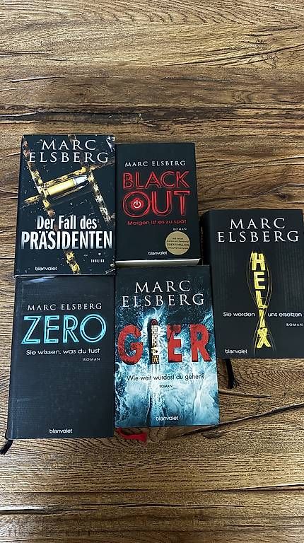 Bücher: Marc Elsberg Bücherpaket  5 Thriller – Gebraucht aus Glattpark(Opfikon) von uli_v96q