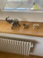 3er Set Elefanten Deko Glücksbringer Frühling Neuwertig