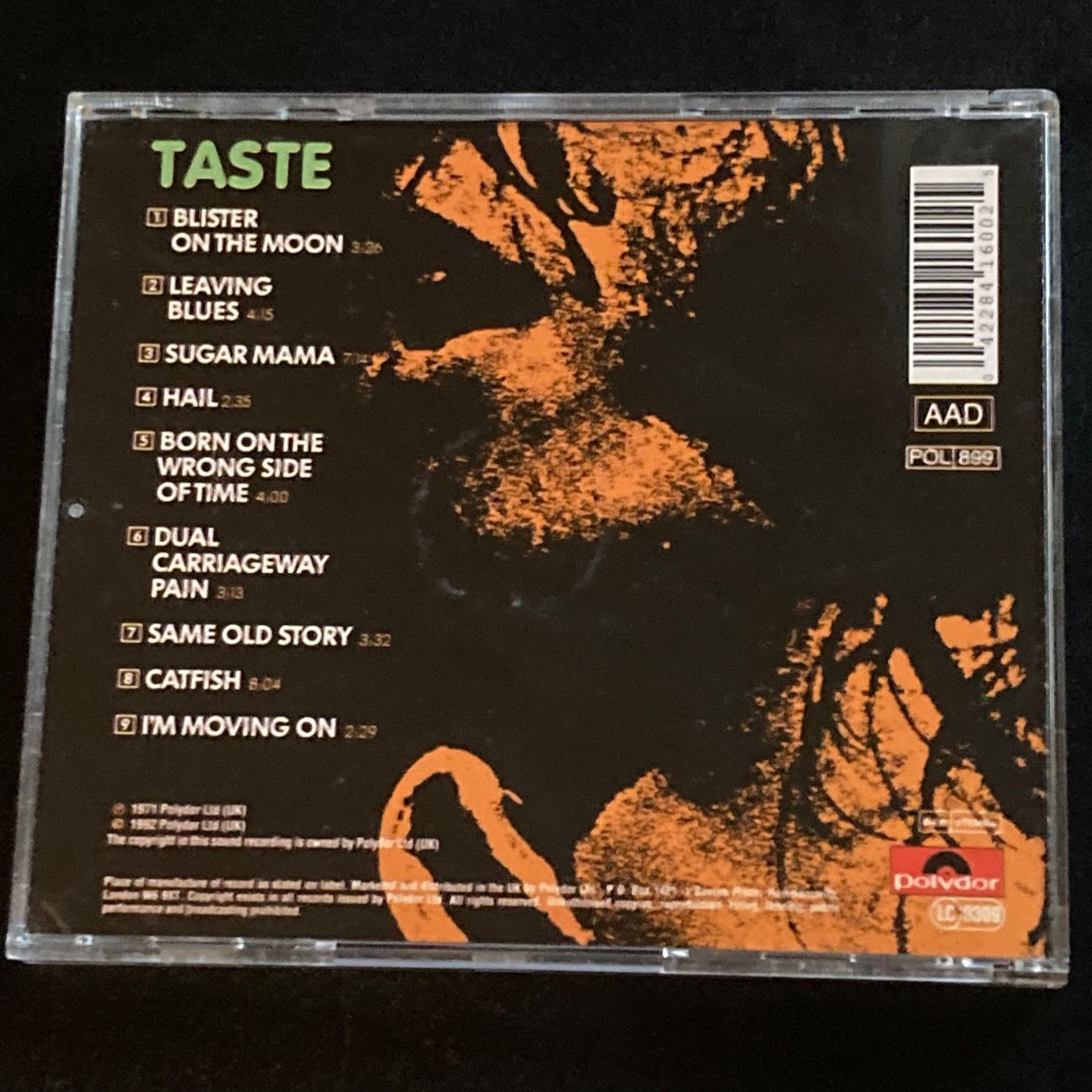 CD: Taste - s/t | Rory Gallagher, Blues Rock – Usato da Bern venduto da Ntsamina 1