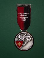 Medaille Auszeichnung 1981 Jungschützen Schlusschiessen BKSV