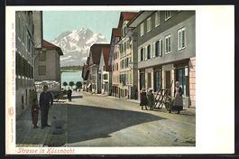 AK Küssnacht, Strassenleben mit Kindern
