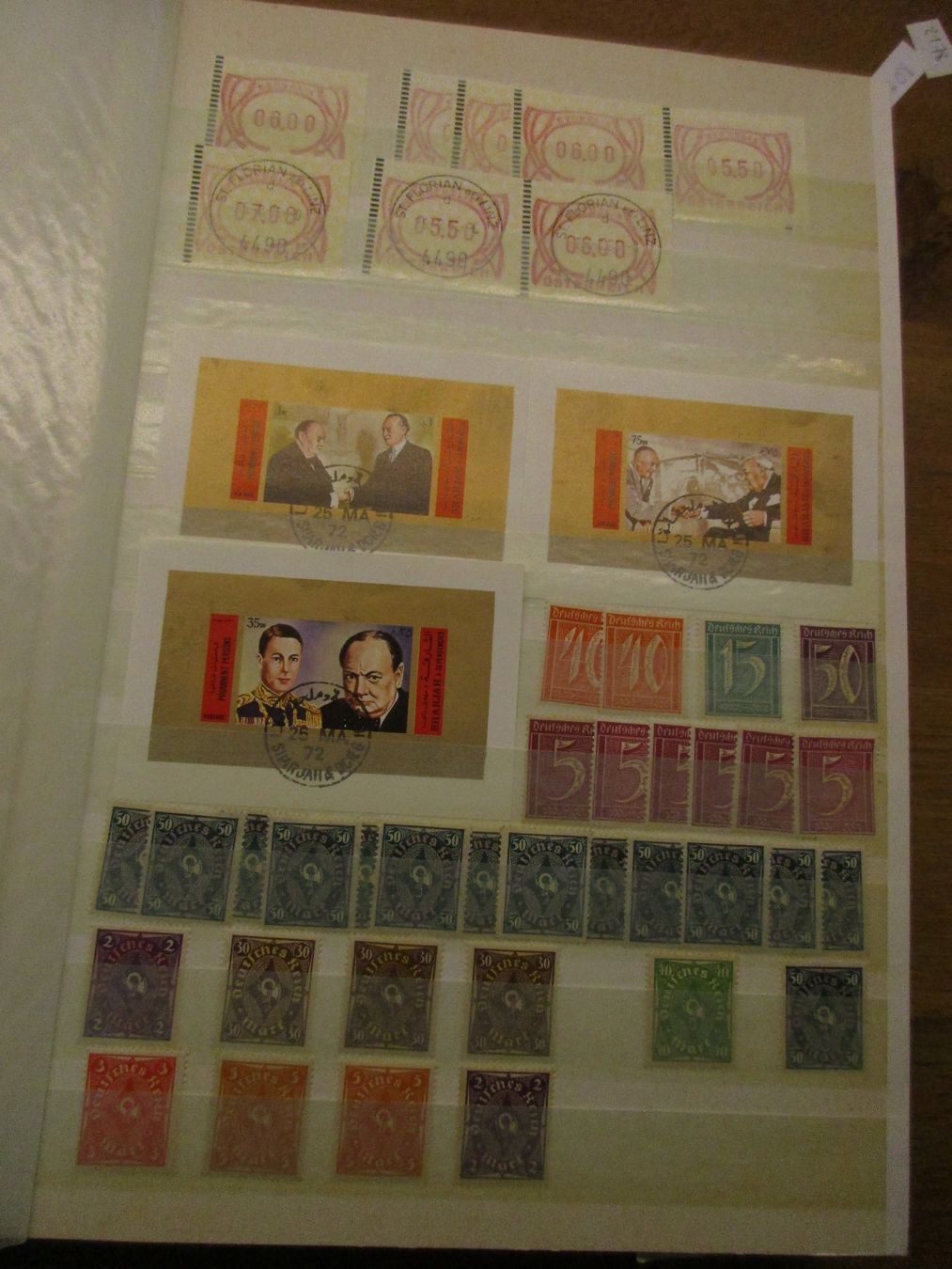 Tutti i francobolli: 500 Marken mit Album – Usato da Niederwil AG venduto da Cembalo 8