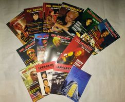 DIE ÄRZTE FANCLUB MAGAZINE HEFTE ** 28 STÜCK ** + FANARTIKEL