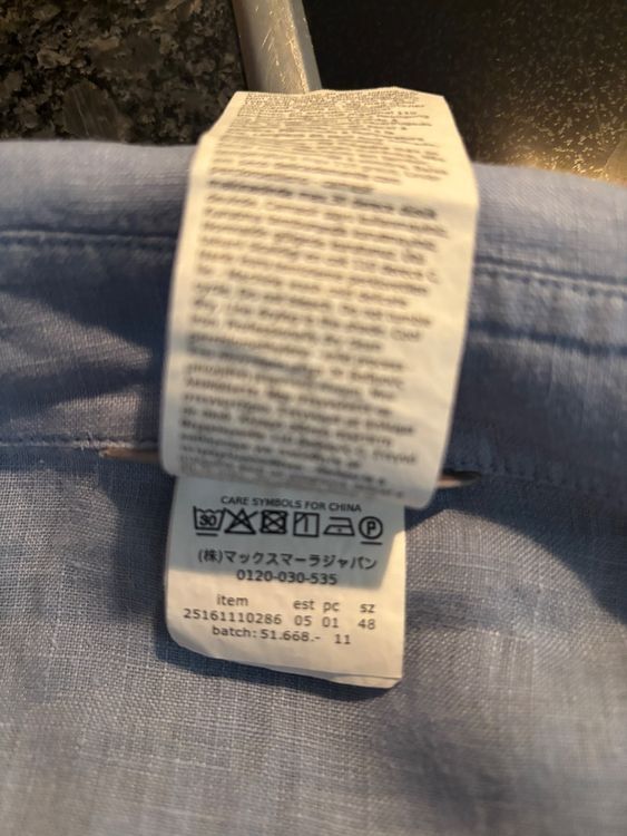 Max Mara Camicette: MM BY MAXMARA LEINENBLUSE – Usato da Zürich venduto da STYLEHAUS 3