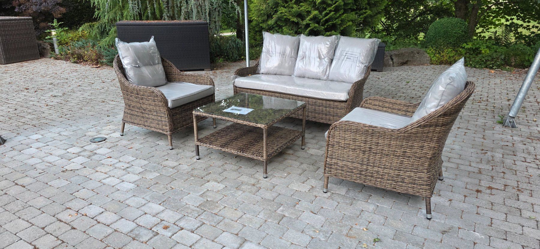 Divani: Gartenlounge Set 40% Rabatt Wicker Lounge – Nuovo e nell'imballaggio originale da Lützelflüh-Goldb venduto da Rampenverkauf_72_ 1