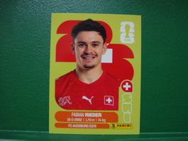 Panini Fifa Fussball WM 2026 Sticker Fabian Rieder SUI 12