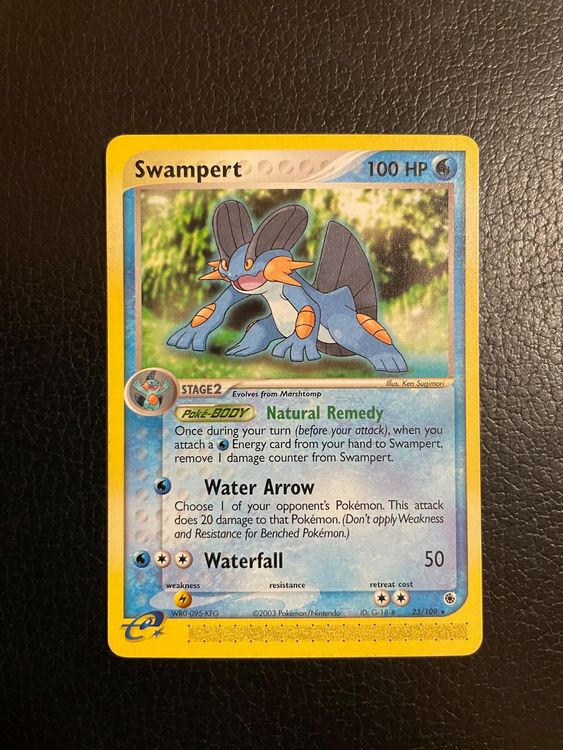 Ex Ruby & Sapphire Swampert rare 23/109 Ab 1 Kaufen auf Ricardo