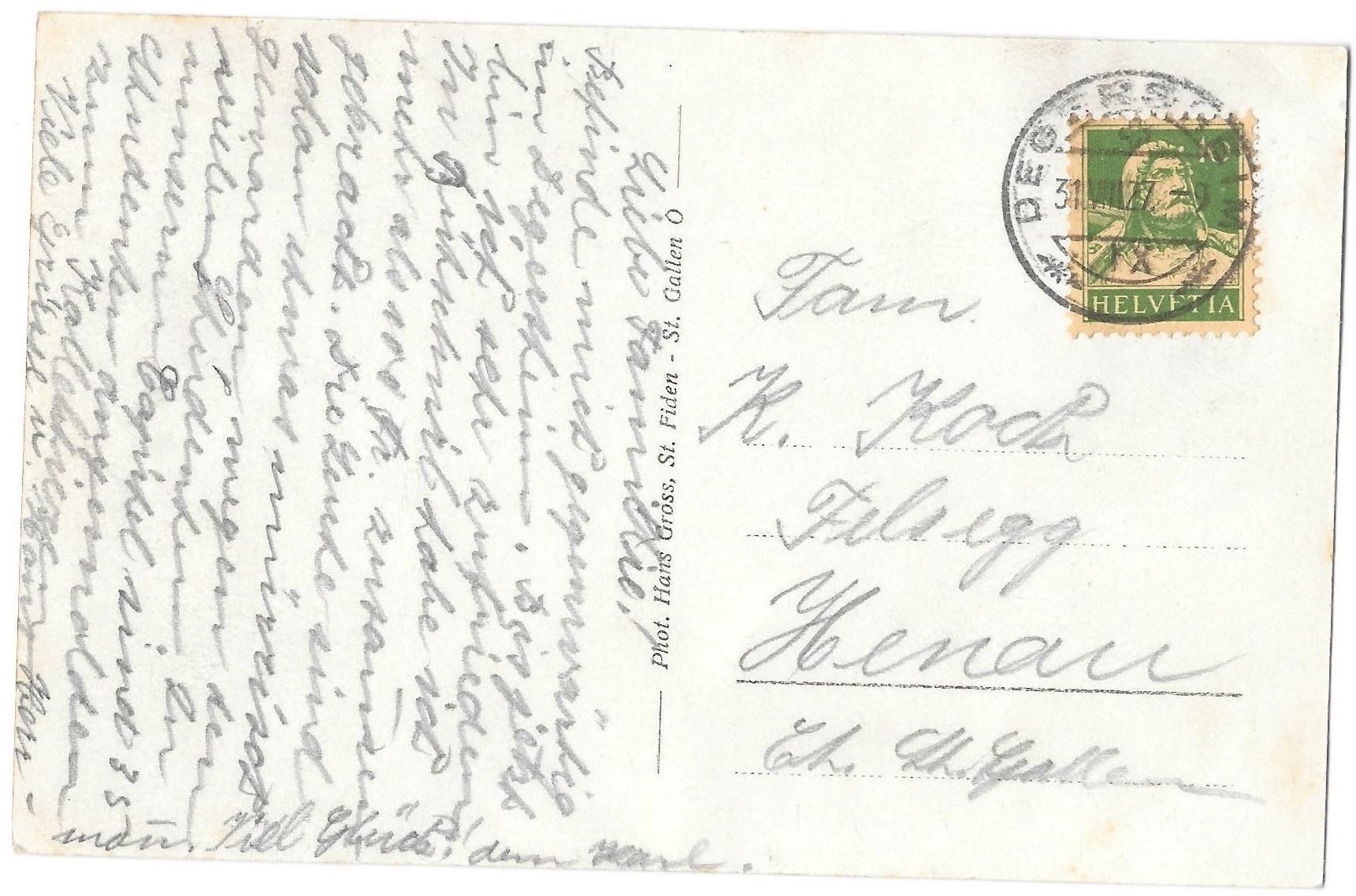 Cartoline postali: Degersheim Dorfansicht – Usato da Olten venduto da clotaldi 1
