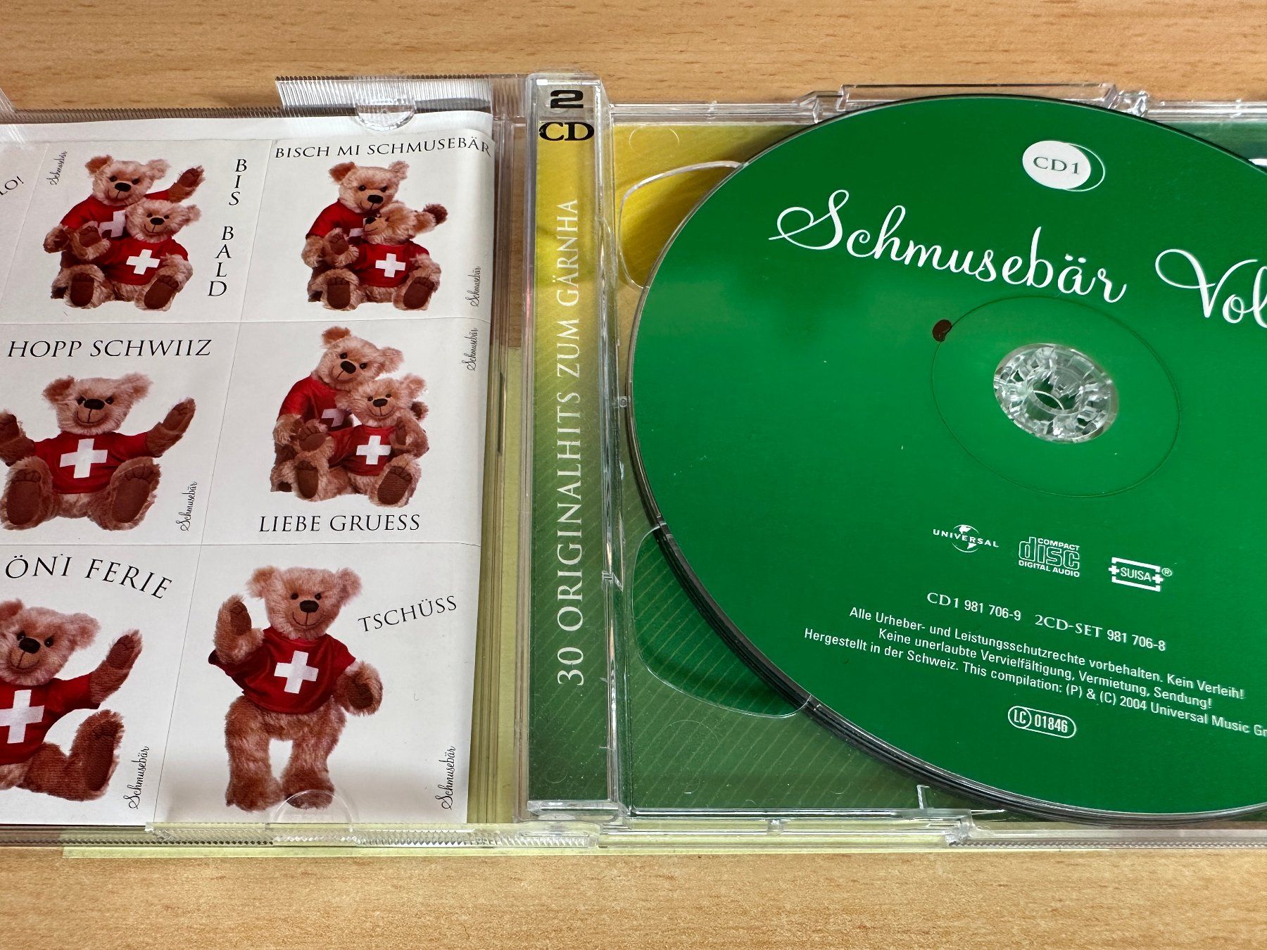 CDs: Various – Schmusebär Vol. 2 - Hits Mit Härz - 2 CD – Gebraucht aus Rikon im Tösstal von Alpenmutz 2