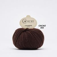 Cardiff Cashmere Classic Cacao 643