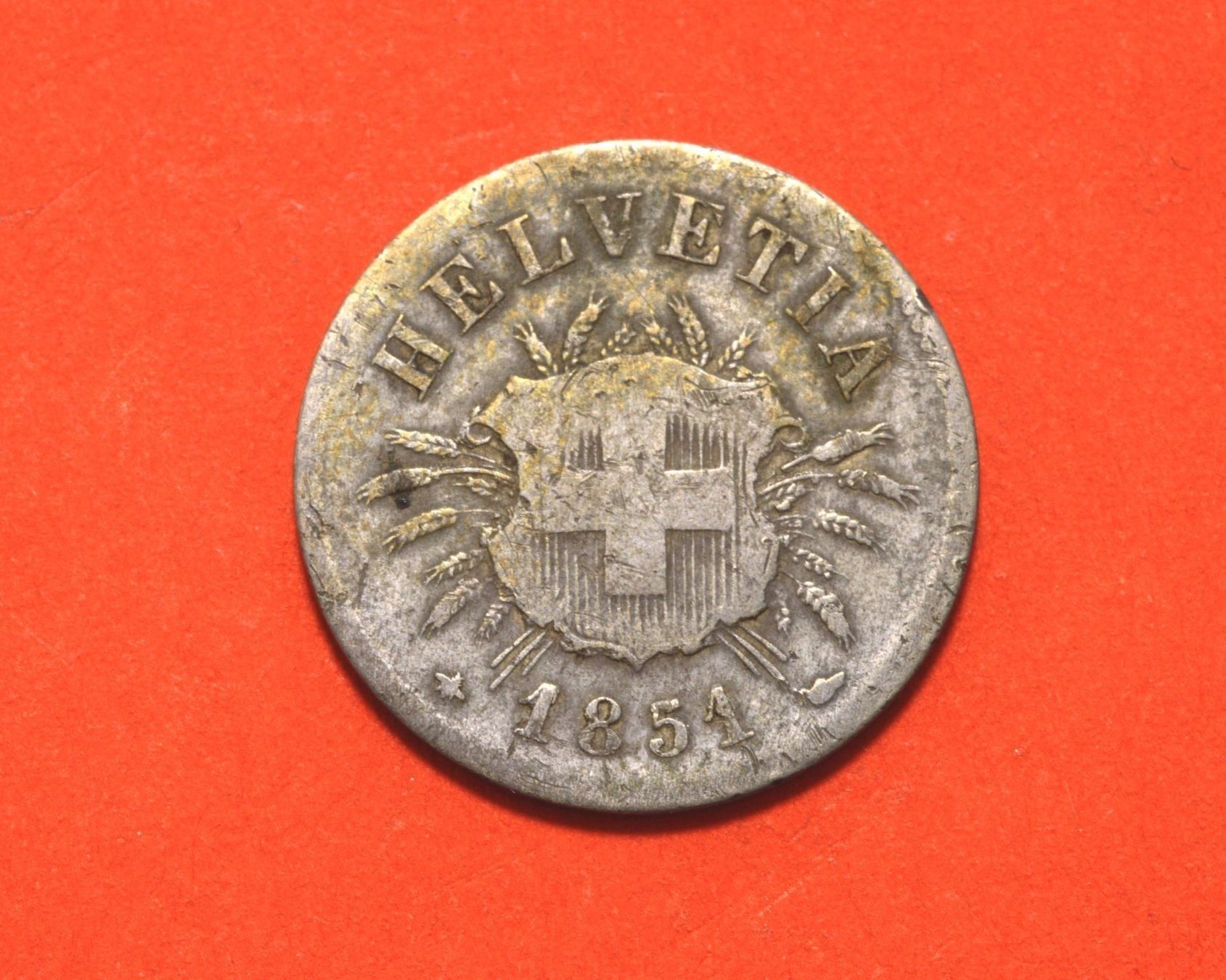 Tutti le monete: 5 Rappen 1851 – Usato da Oberglatt ZH venduto da dil_85sh
