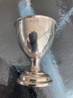 Sehr schöner, antiker Eierbecher, England, Silber punziert