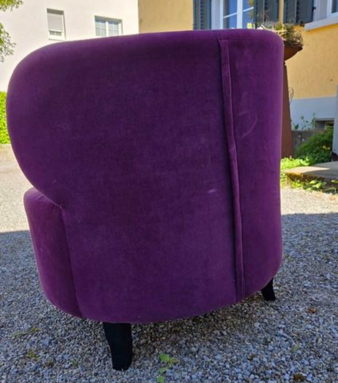 Sessel: 2 Sessel lila Samt  – Gebraucht aus Langrickenbach von Eve088 3