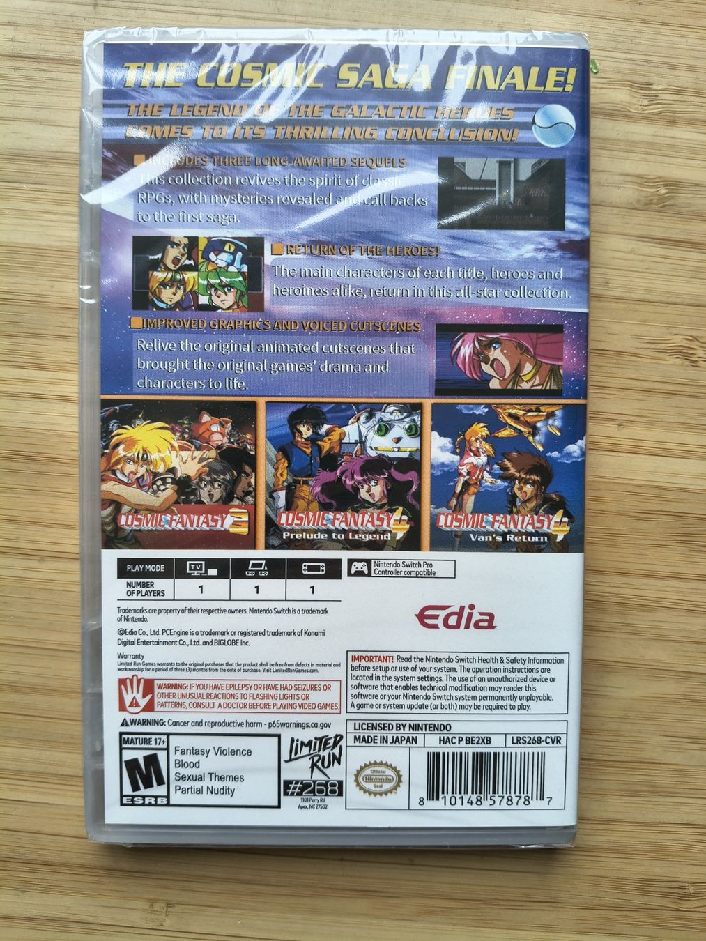 Giochi: Cosmic Fantasy Collection 2 Sealed (Switch) – Nuovo e nell'imballaggio originale da Riedholz venduto da ste_96cd 1