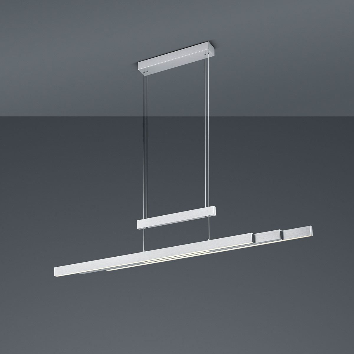 Lampadari & plafoniere: LED Pendelleuchte, Nickel, 150 cm Höhe – Nuovo (secondo la descrizione) da Kreuzlingen venduto da Smart-Light 3